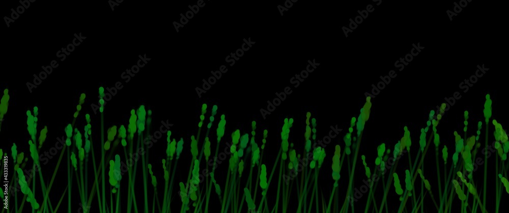 Fototapeta premium green wave