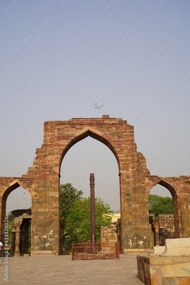 The Qutb Minar, also spelled as Qutub Minar and Qutab Minar, is a minaret and The Qutb Minar, also spelled as Qutub Minar and Qutab Minar, is a minaret and