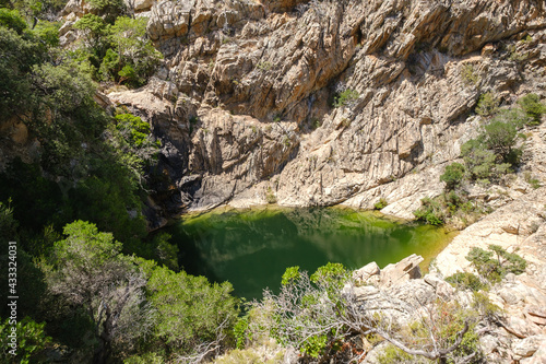 Rio Pitrisconi natural pools on Sardinia