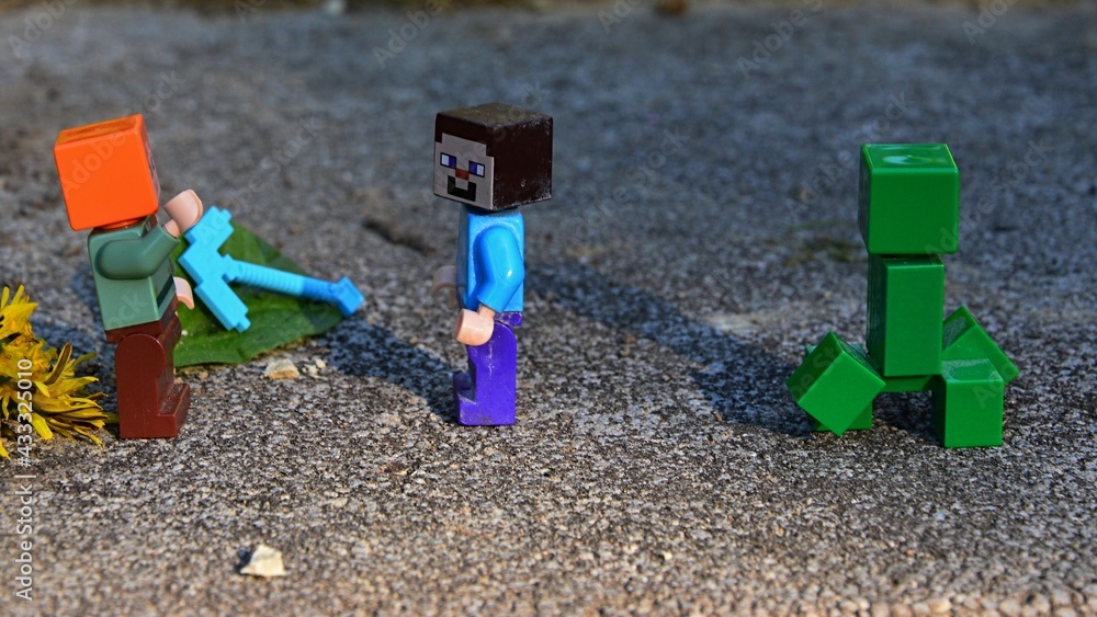 Minecraft discount lego monsters