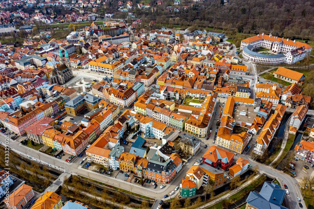 Meiningen aus der Luft | Hochauflösende Luftbilder von Meiningen in Thüringen