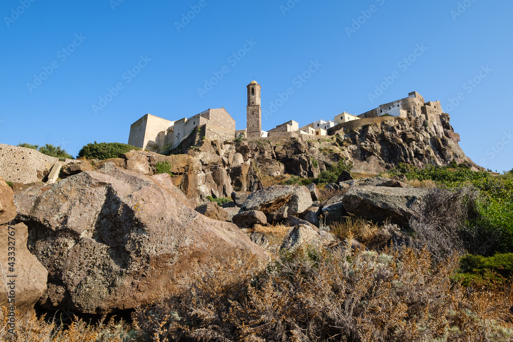 Fototapeta premium Castelsardo old town on Sardinia
