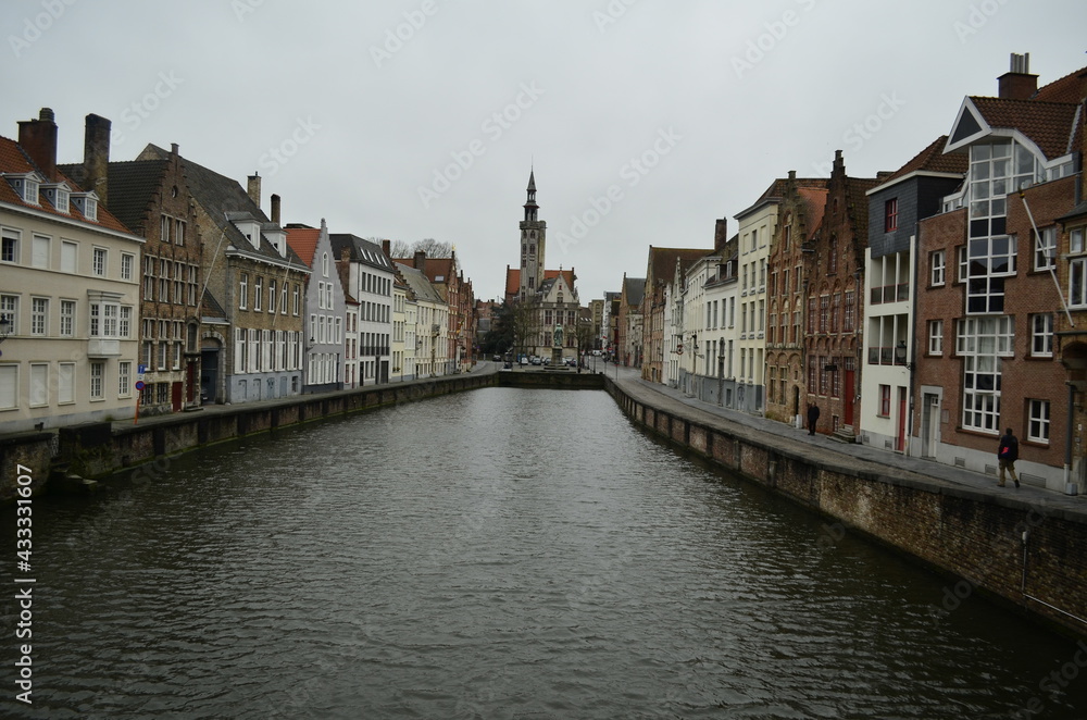 Belgium scene in the city of Brugges