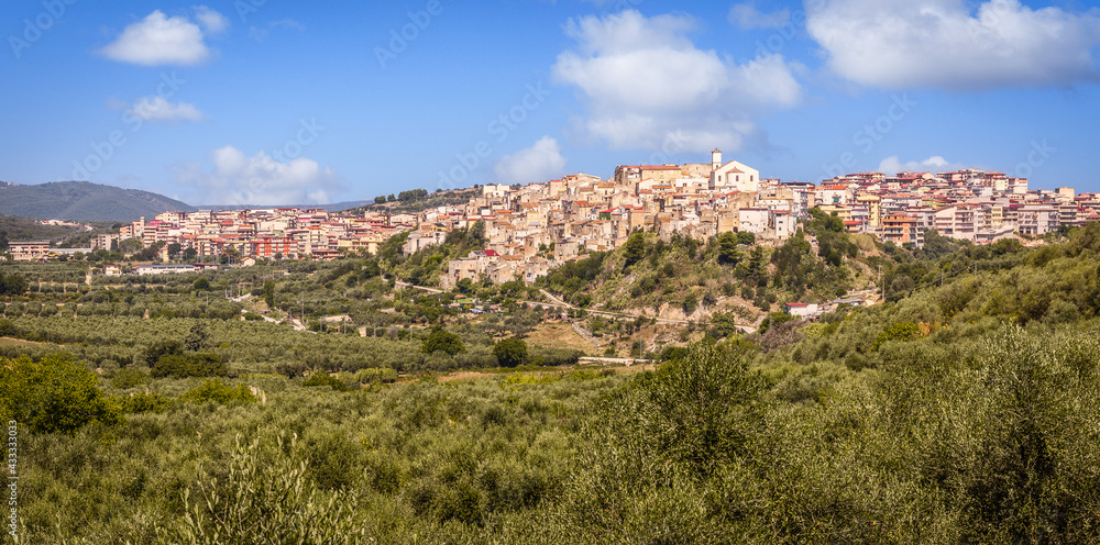 Panoramic view of Cagnano Varano, Gargano, Italy