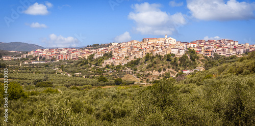 Panoramic view of Cagnano Varano, Gargano, Italy