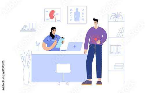 Kidney disease concept