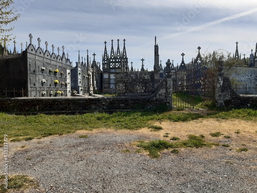 Cementerio parroquial de A Torre en Vilalba, Galicia photo