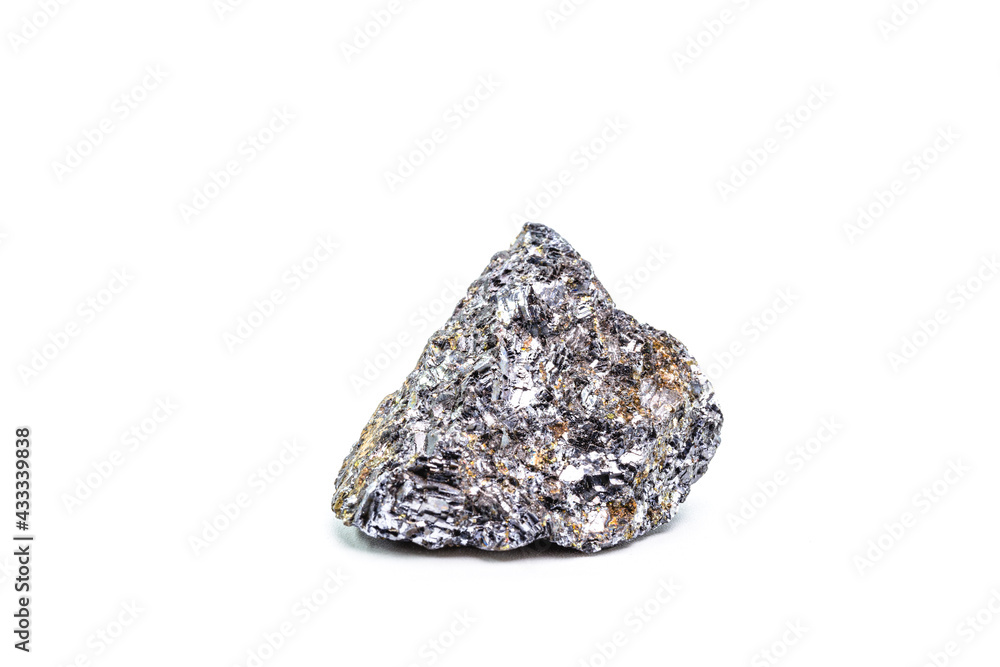 sphalerite ore, sphalerite or blend is a mineral composed of zinc sulfide. Isolated white background sphalerite ore, sphalerite or blend is a mineral composed of zinc sulfide. Isolated white background