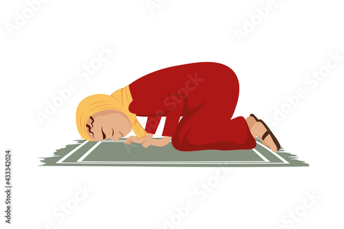muslim woman praying