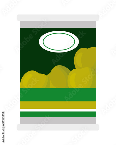 canned olives design