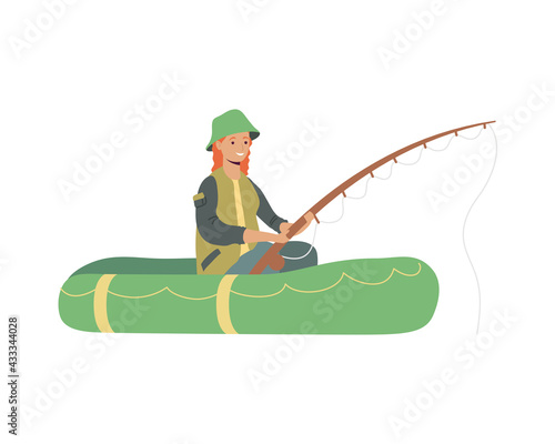 fisher in boat