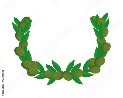 olives wreath design