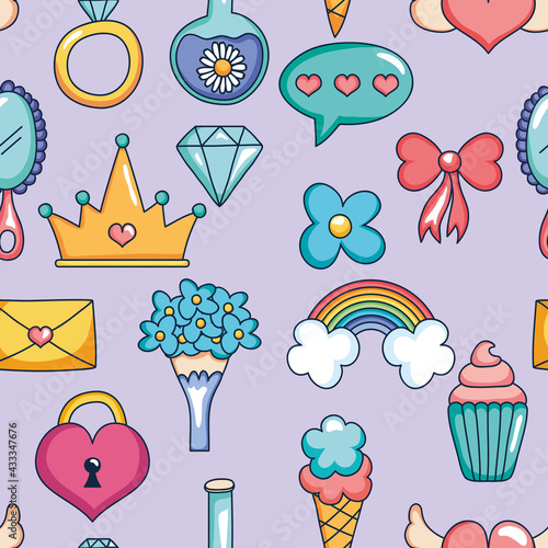 girly pattern design
