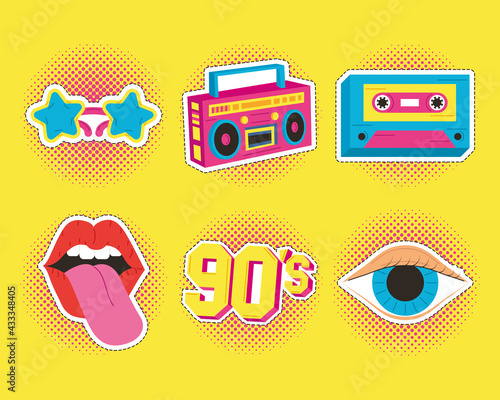 six nineties patches