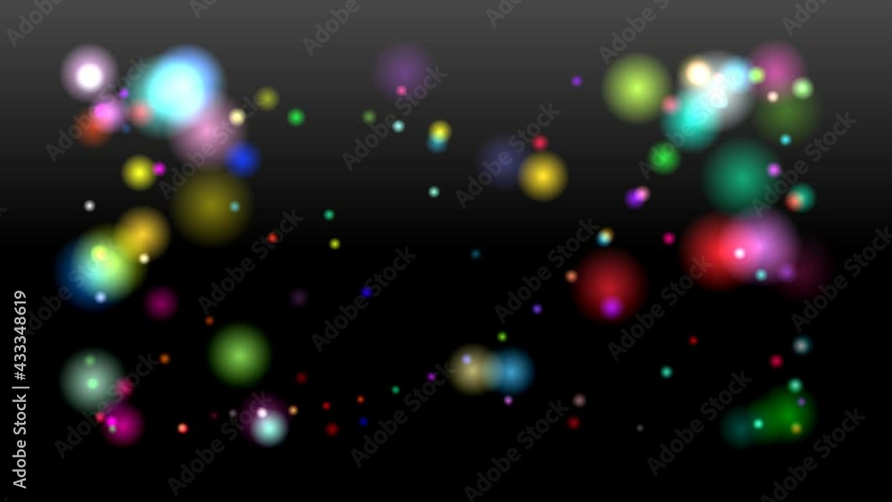 Random Sized Soft Blobs of Light Flowing Random Sized Soft Blobs of Light Flowing