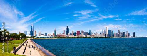 City of Chicago Skyline and the Lake Michigan,  Illinois, USA © CK