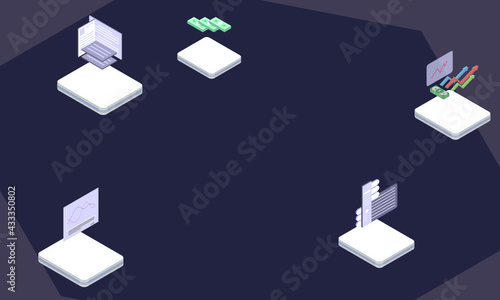 Aid effectiveness concept on abstract design