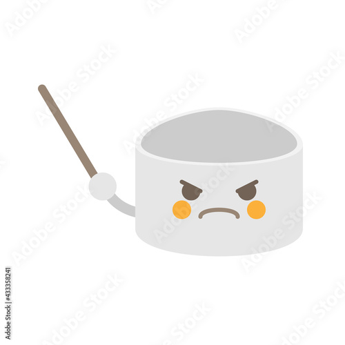 指示棒三角コーナー怒る