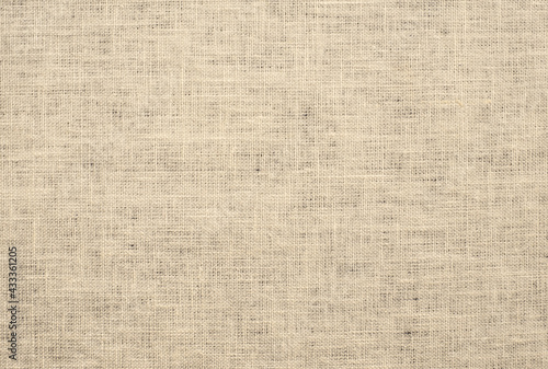 Light brown weaving canvas fabric texture background. or Natural brown cloth surface .