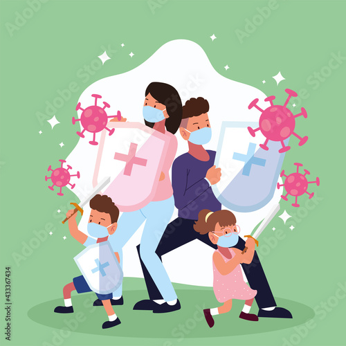 covid 19 family fight