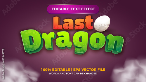 editable text style effect illustrator. vector design template for comic title games
