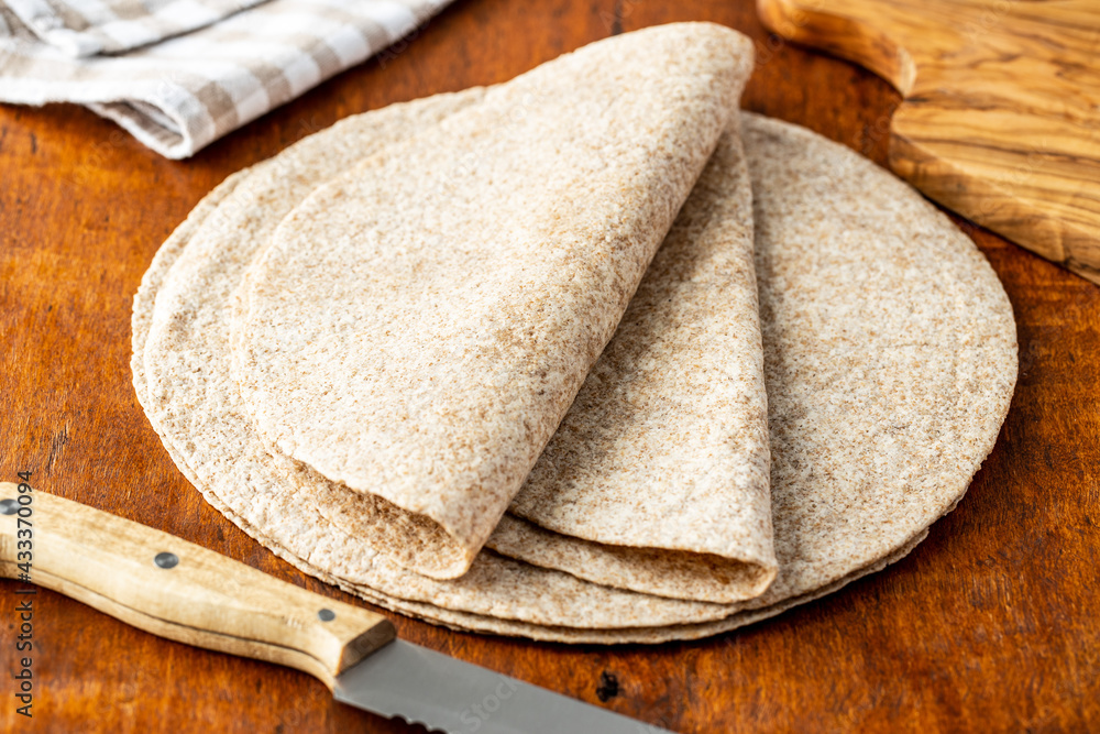 Whole grain tortilla wraps Whole grain tortilla wraps