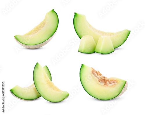 melon isolated on whited background