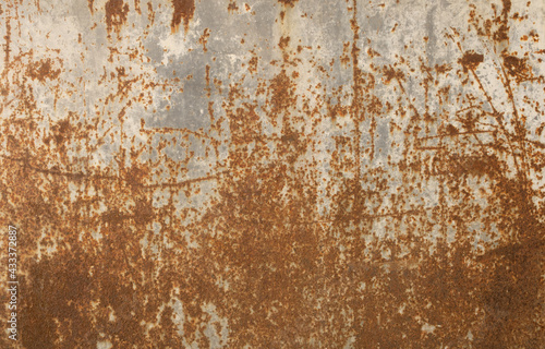 Old brown gray rusty metal worn worn motif tile Stone concrete cement texture wall background banner panorama