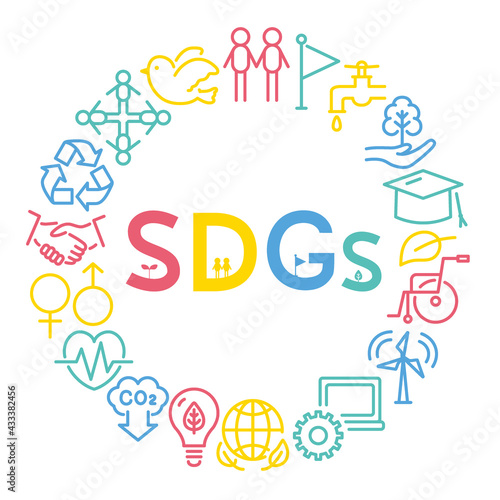 SDGs　持続可能な開発目標	　ロゴ