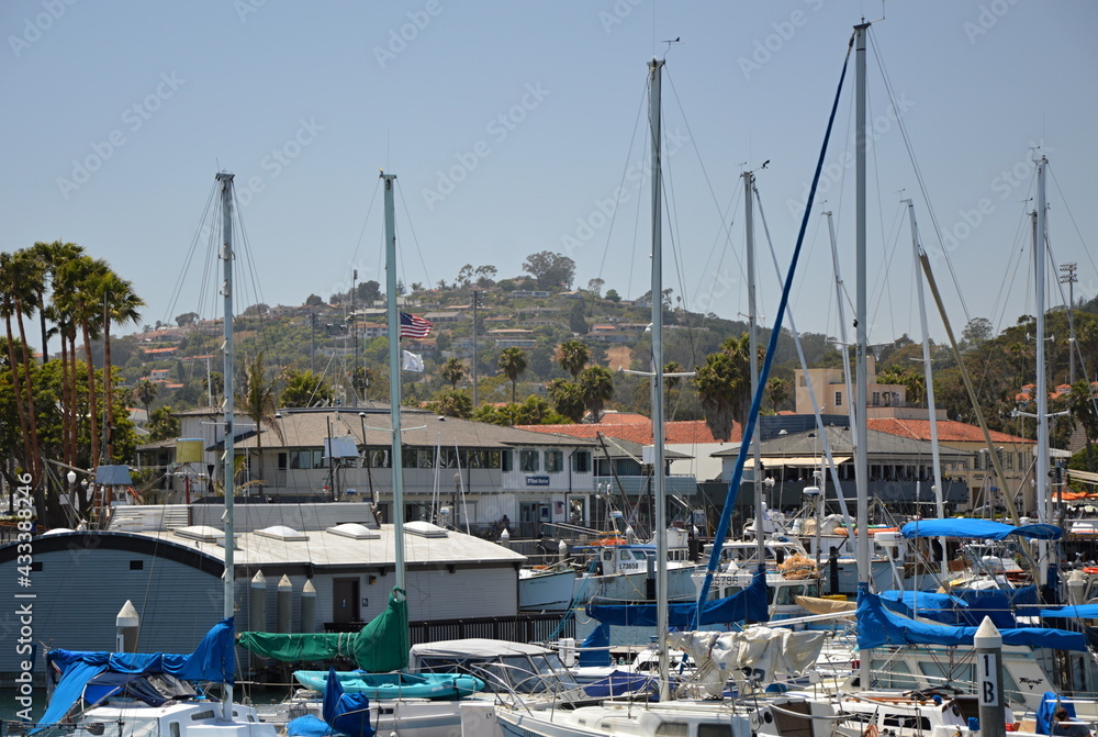 Marina am Pazifik, Santa Barbara, Kalifornien