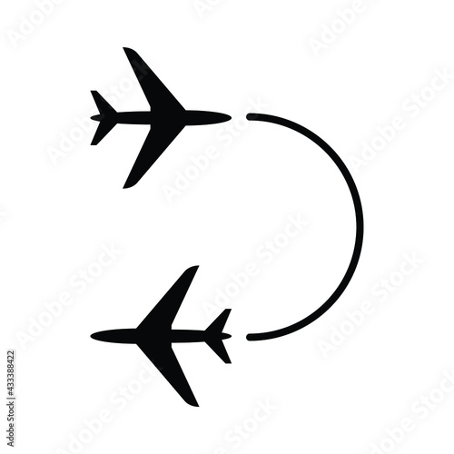 round trip icon round way trp sign