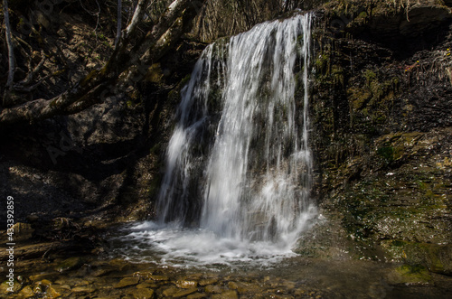 Wodospad "Siklawa Ostrowskich" Wetlina Bieszczady 