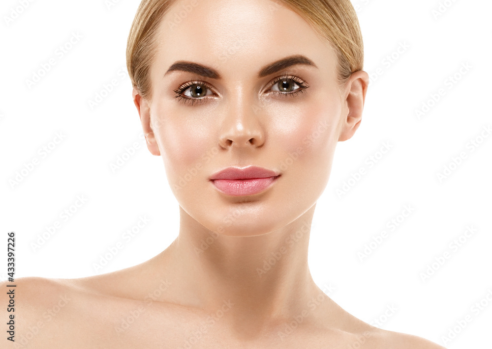 Beautiful woman with long healthy blonde hair beauty skin perfect eye lashes Beautiful woman with long healthy blonde hair beauty skin perfect eye lashes