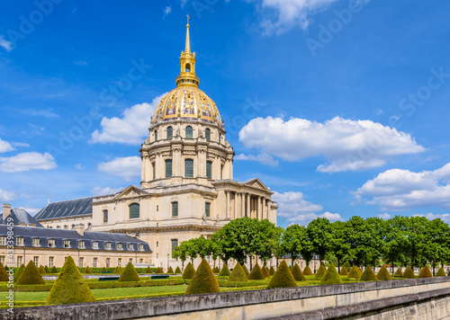The Dome des Invalides in Paris, France