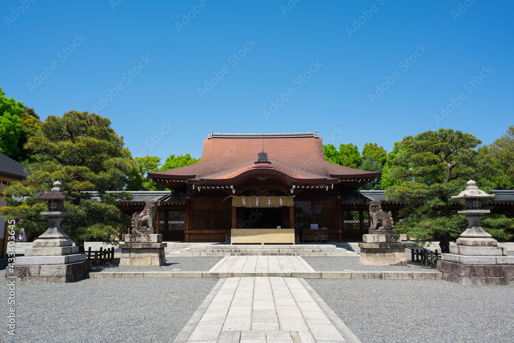 京都　城南宮の本殿
