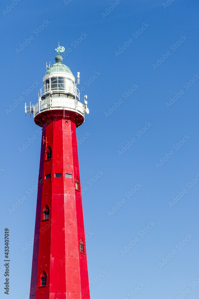 The red lighthouse of Scheveningen The red lighthouse of Scheveningen