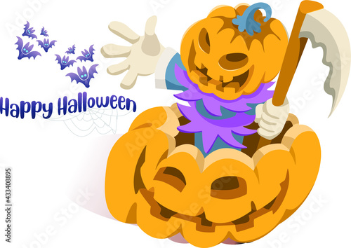 Pumpkin comes out on Halloween.