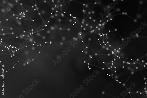 Wallpaper Mural Futuristic technology network concept 3d rendering Torontodigital.ca