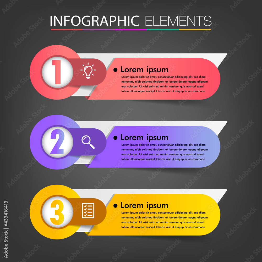 Text Boxes For Introduction modern text box template, banner Infographics Stock Vector | Adobe Stock