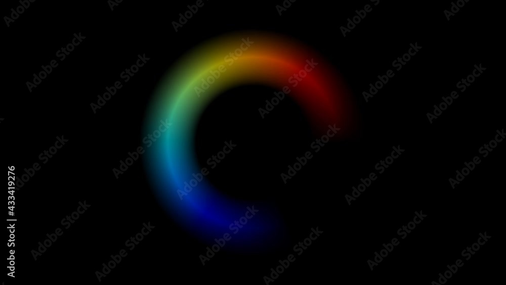 Ribbon Spinner Rainbow Spectrum of Bright Color Range Ribbon Spinner Rainbow Spectrum of Bright Color Range