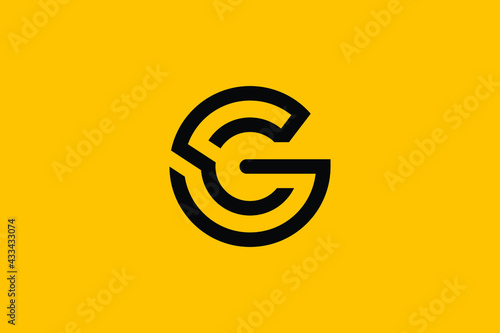 GC logo letter design on luxury background. CG logo monogram initials letter concept. GC icon logo design. CG elegant and Professional letter icon design on background. G C CG GC