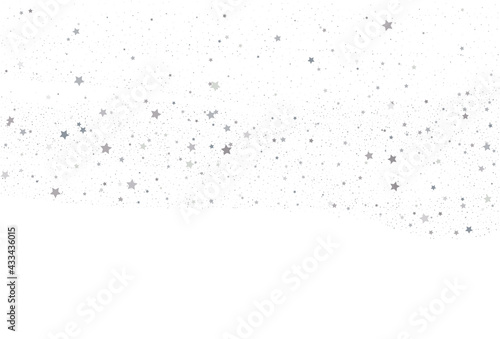 Light silver glitter confetti background © writerfantast