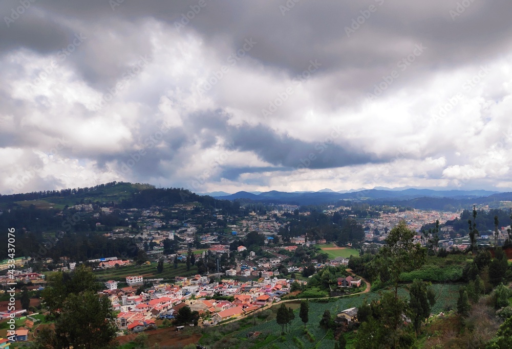 TOP VIEW OF OOTY