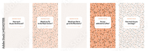 Set of hand drawn social me...