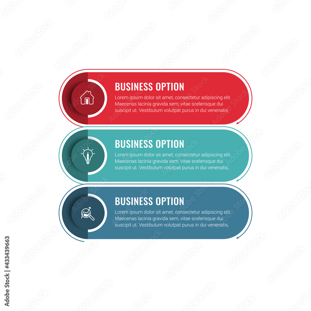 Fototapeta premium Business data visualization. timeline infographic icons designed for abstract background template. vector banner can be used for workflow layout, diagram,presentation, education or any number option. 