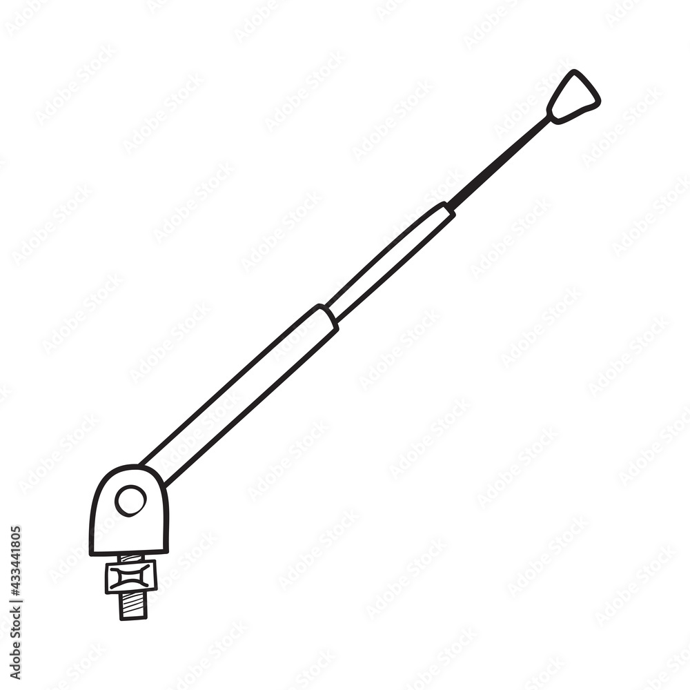 Naklejka premium Radio Antenna Component Icon