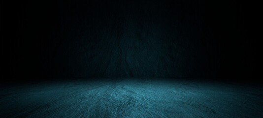 Room black floor is made of dark stone for interior decoration,used as background studio wall for display your products.