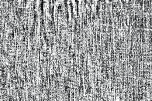 Grunge texture of coarse linen fabric. Monochrome abstract background. Vector illustration. Template Overlay.