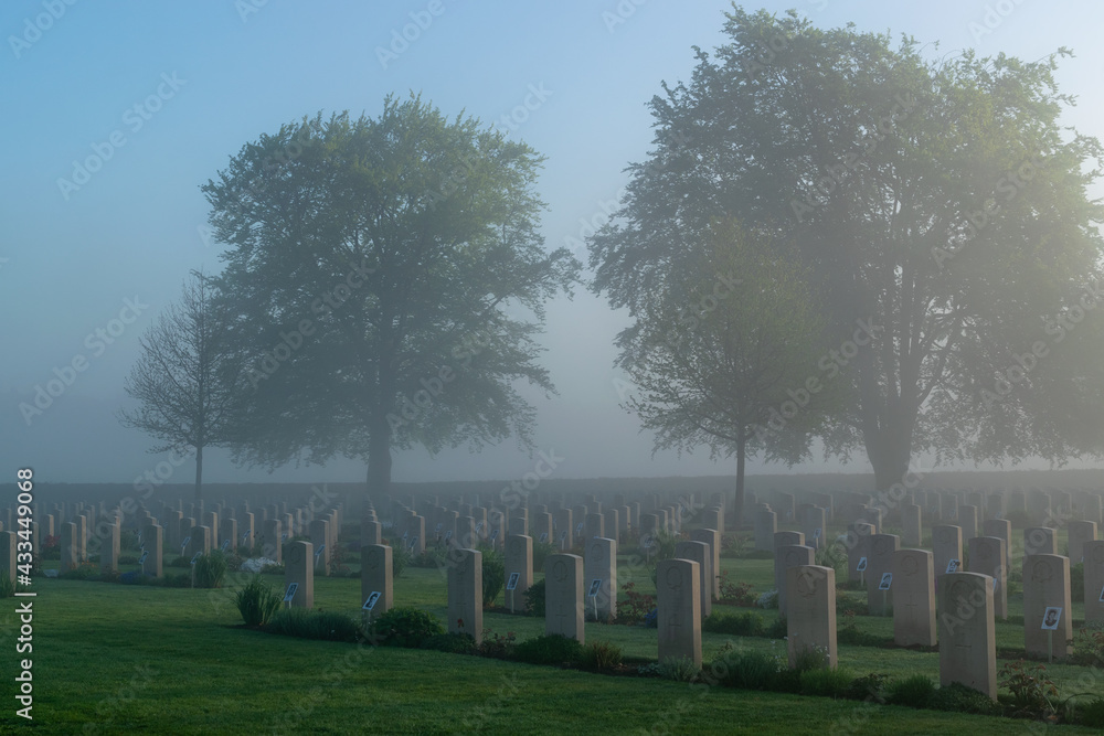 The Canadian War Cemetery in Groesbeek