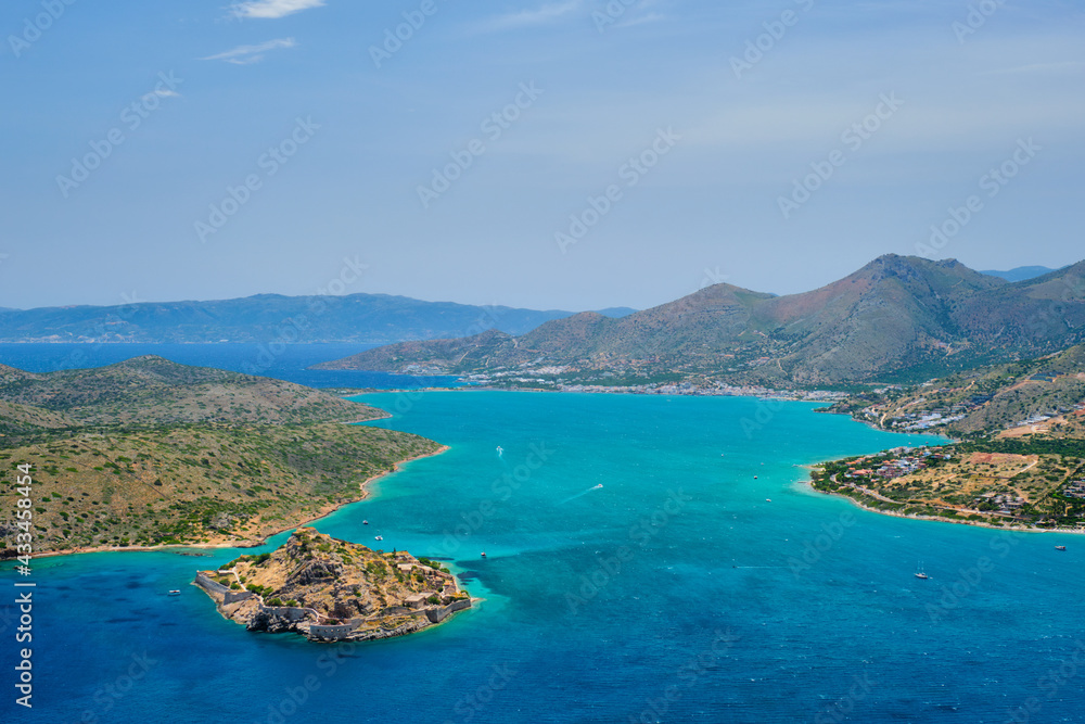 Obraz premium Island of Spinalonga, Crete, Greece